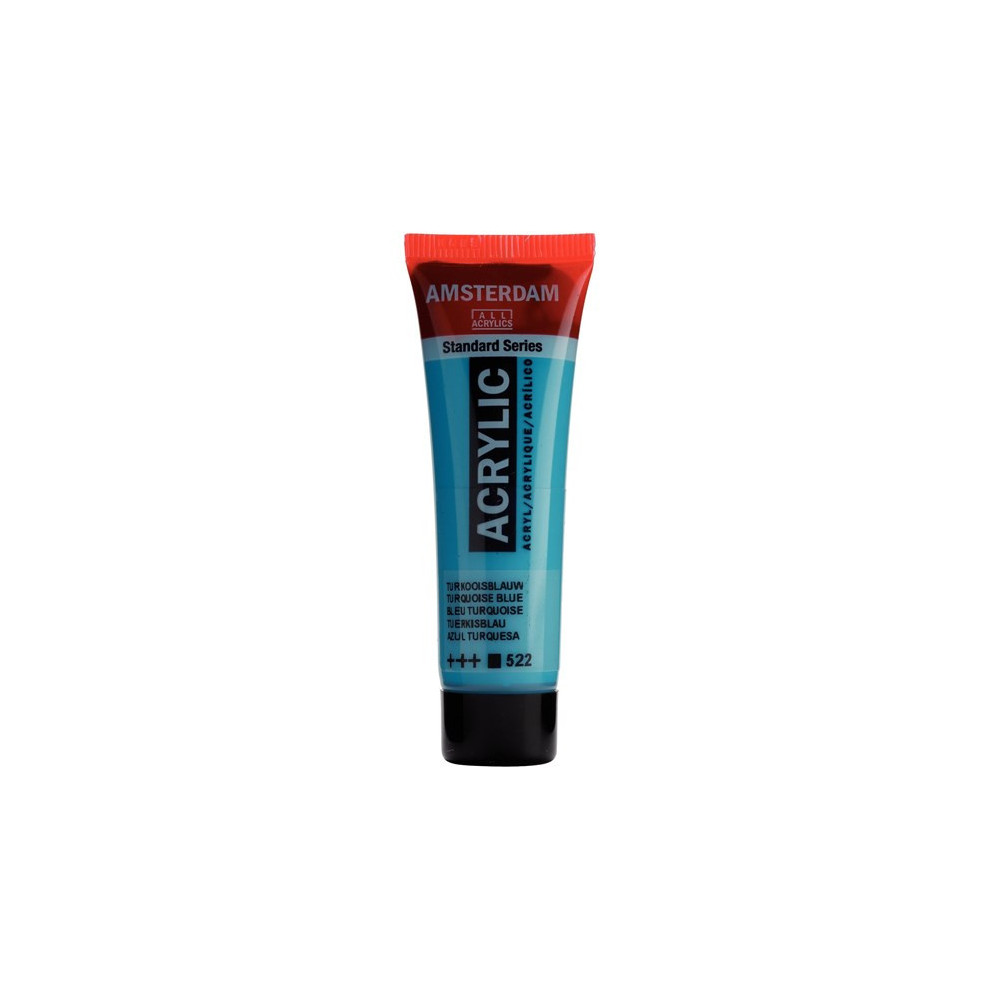 Farba akrylowa - Amsterdam - Turquoise Blue, 20 ml