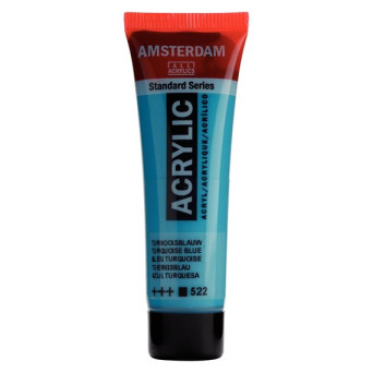 Farba akrylowa - Amsterdam - Turquoise Blue, 20 ml