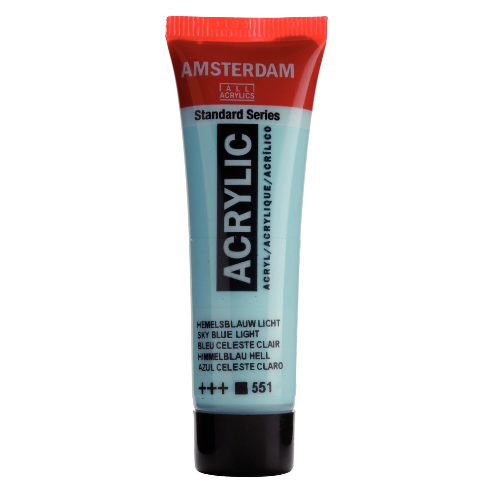 Farba akrylowa - Amsterdam - Sky Blue Light, 20 ml