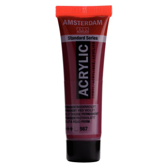Farba akrylowa - Amsterdam - Permanent Red Violet, 20 ml