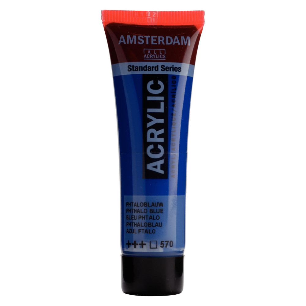 Farba akrylowa - Amsterdam - Phthalo Blue, 20 ml
