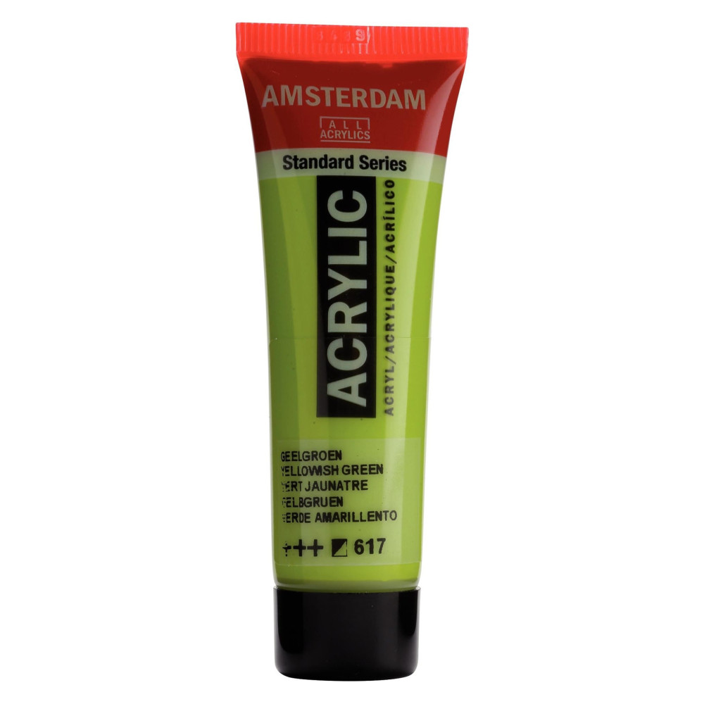 Acrylic paint in tube - Amsterdam - Yellowish Green, 20 ml