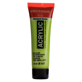 Acrylic paint in tube - Amsterdam - Yellowish Green, 20 ml
