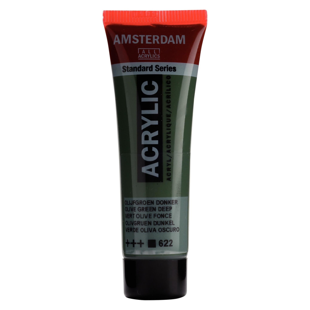 Farba akrylowa - Amsterdam - Olive Green Deep, 20 ml