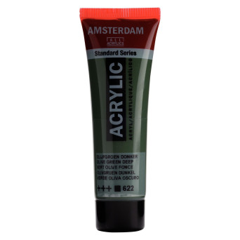 Farba akrylowa - Amsterdam - Olive Green Deep, 20 ml