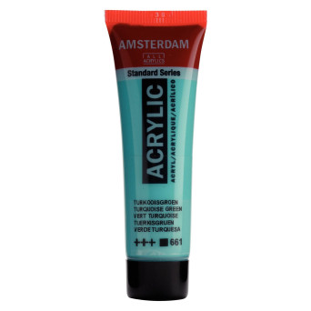 Acrylic paint in tube - Amsterdam - Turquoise Green, 20 ml