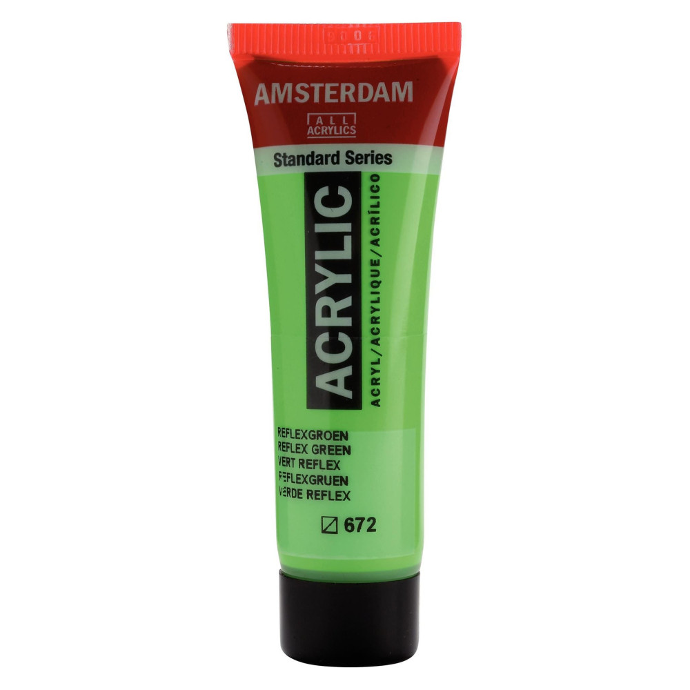 Farba akrylowa - Amsterdam - Reflex Green, 20 ml