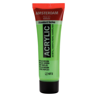 Acrylic paint in tube - Amsterdam - Reflex Green, 20 ml