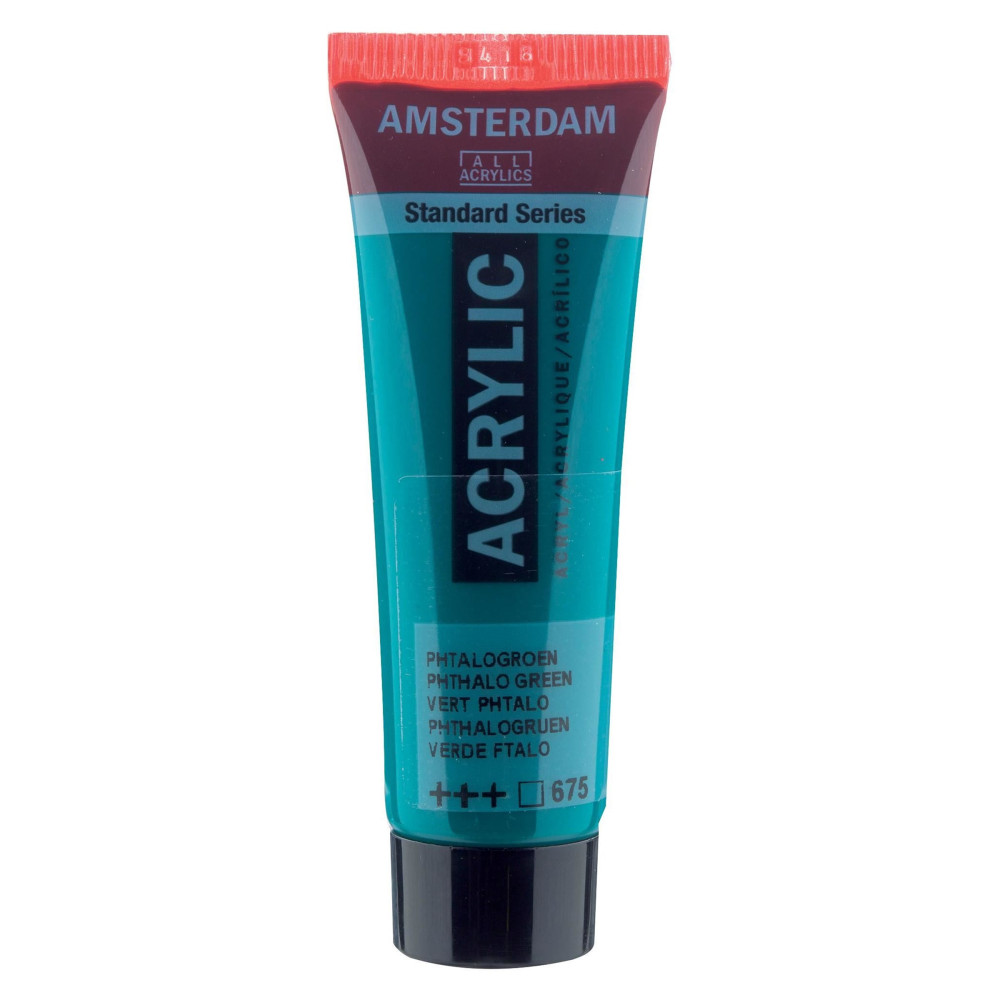 Farba akrylowa - Amsterdam - Phthalo Green, 20 ml