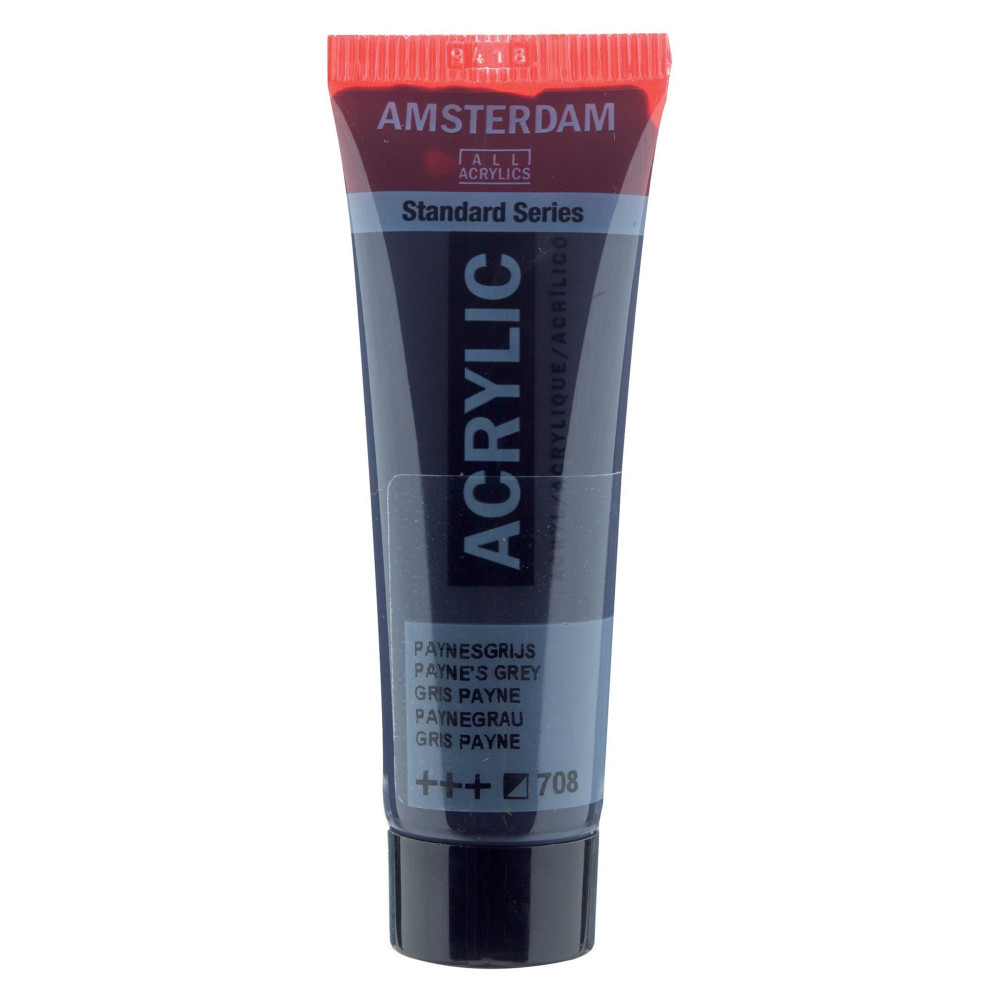 Acrylic paint in tube - Amsterdam - Payne's Grey, 20 ml