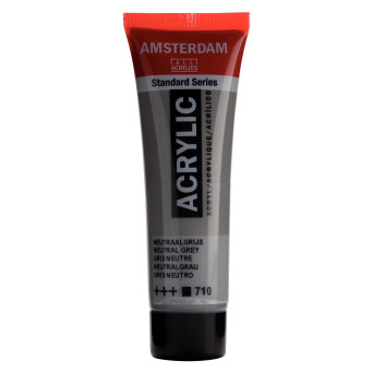 Acrylic paint in tube - Amsterdam - Neutral Grey, 20 ml