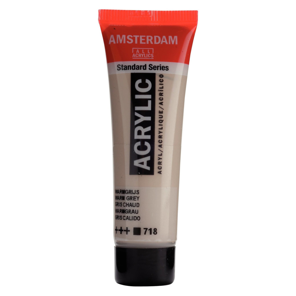 Acrylic paint in tube - Amsterdam - Warm Grey, 20 ml