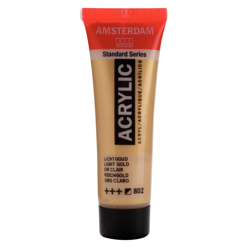 Acrylic paint in tube - Amsterdam - Light Gold, 20 ml