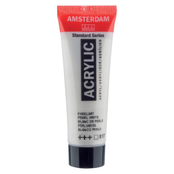 Farba akrylowa - Amsterdam - Pearl White, 20 ml