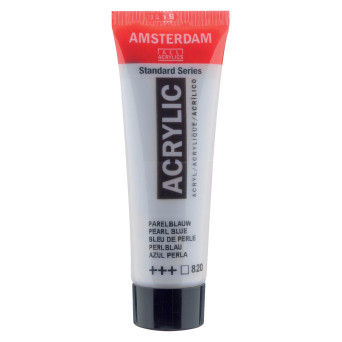 Acrylic paint in tube - Amsterdam - Pearl Blue, 20 ml