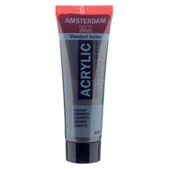 Farba akrylowa - Amsterdam - Graphite, 20 ml