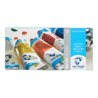 Set of watercolor paints in tubes - Van Gogh - 10 colors x 10 ml