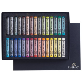 Set of General Selection Soft pastels - Rembrandt - 30 pcs