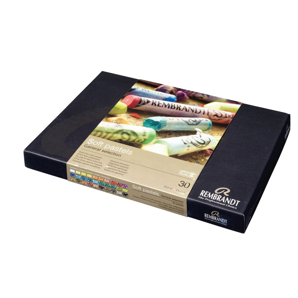Set of General Selection Soft pastels - Rembrandt - 30 pcs