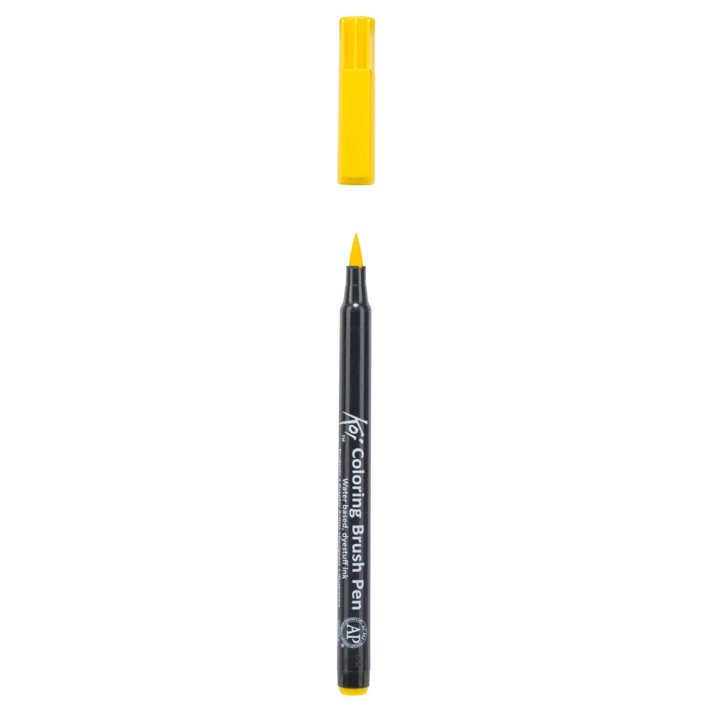 Brush Pen Koi Coloring - Sakura - Yellow