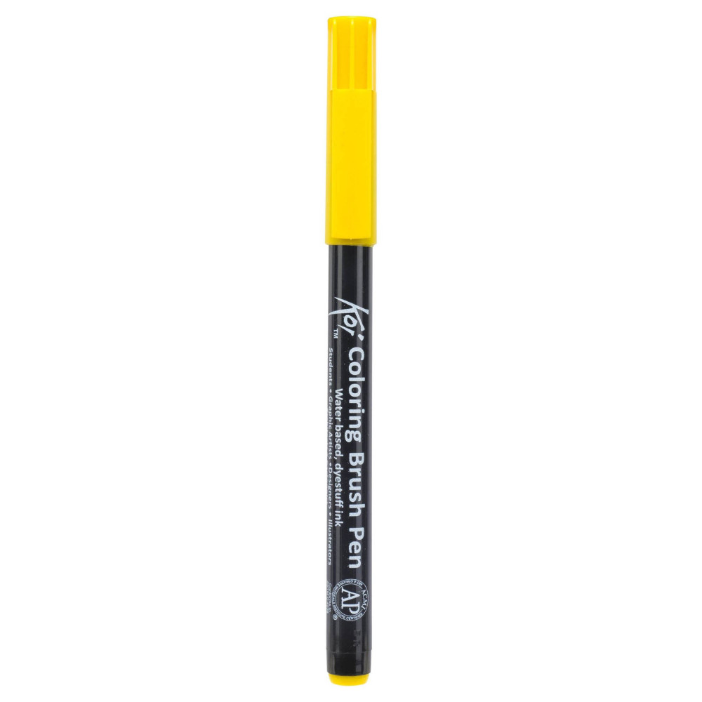 Brush Pen Koi Coloring - Sakura - Yellow
