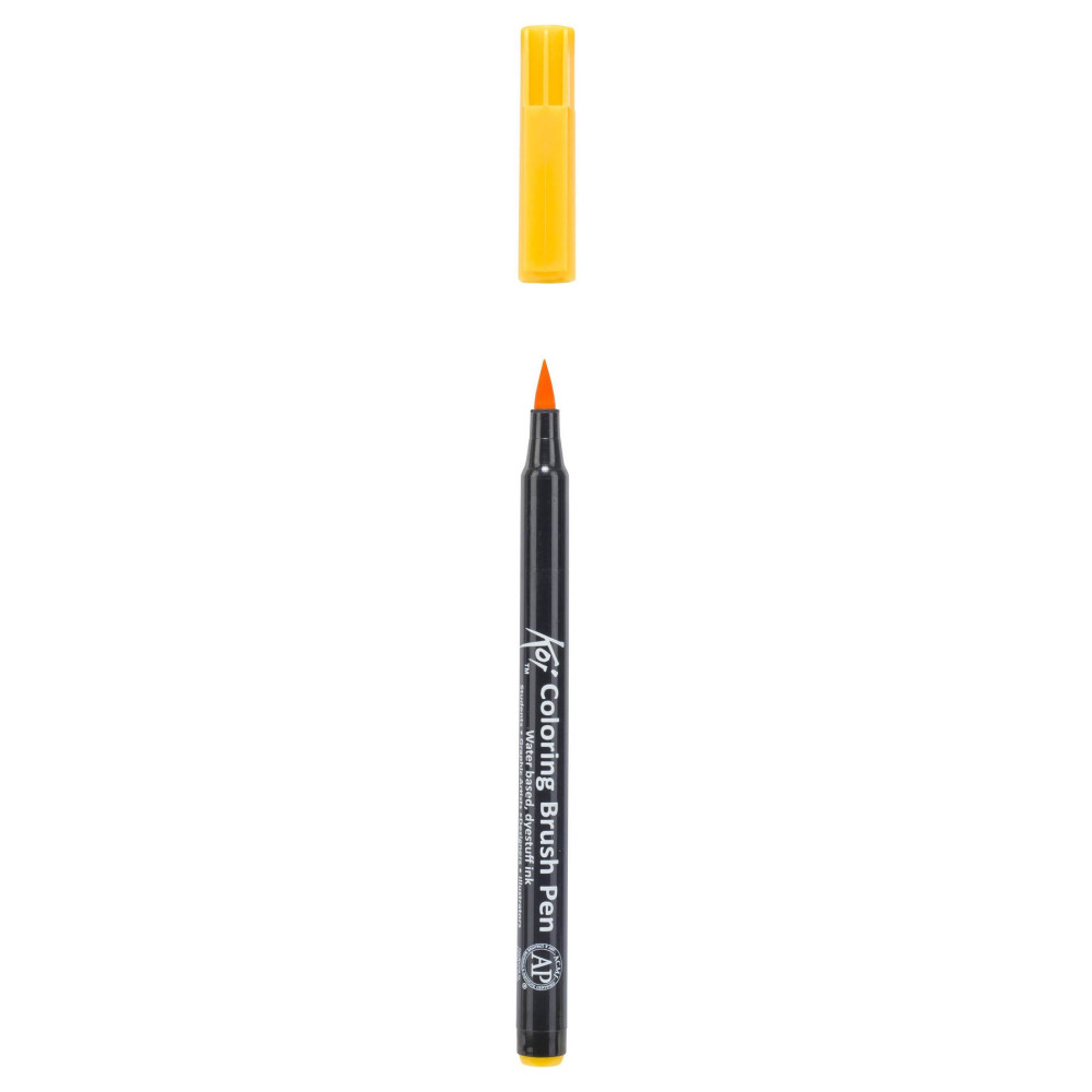 Brush Pen Koi Coloring - Sakura - Yellow Deep
