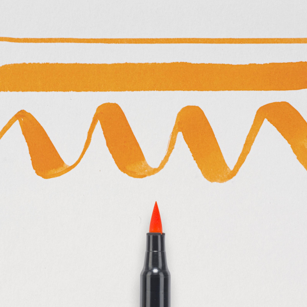 Brush Pen Koi Coloring - Sakura - Orange