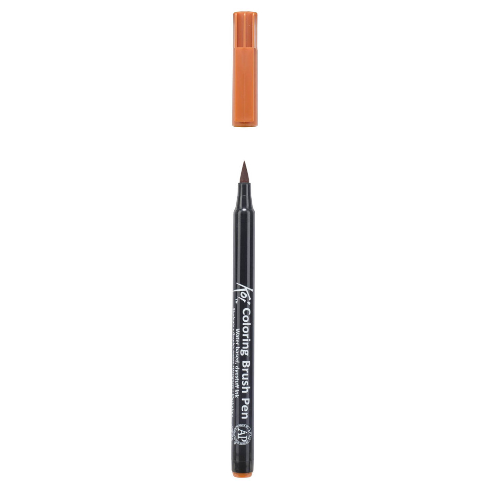 Pisak pędzelkowy Koi Coloring Brush Pen - Sakura - Raw Sienna