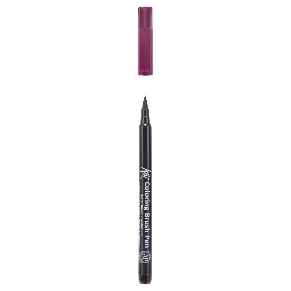 Pisak pędzelkowy Koi Coloring Brush Pen - Sakura - Burgundy