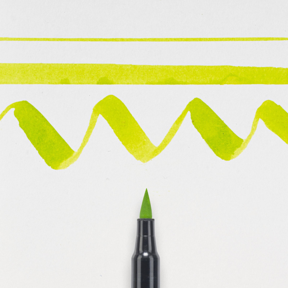 Brush Pen Koi Coloring - Sakura - Yellow Green