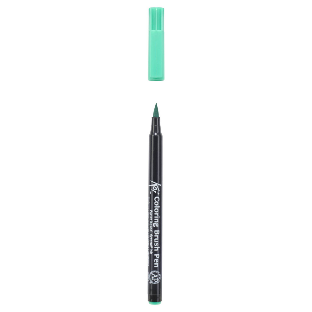 Brush Pen Koi Coloring - Sakura - Blue Green Light