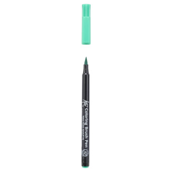 Brush Pen Koi Coloring - Sakura - Blue Green Light