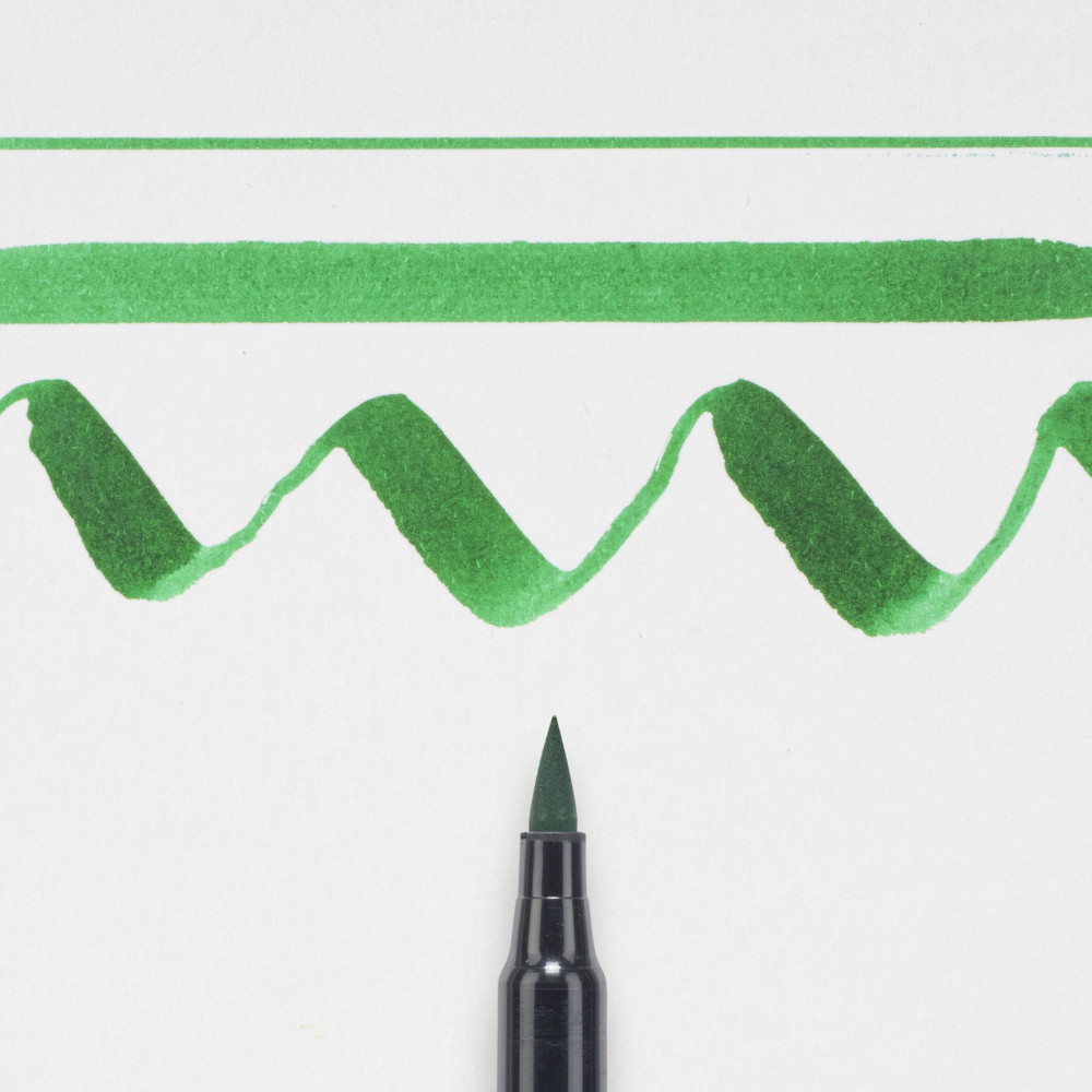 Brush Pen Koi Coloring - Sakura - Green