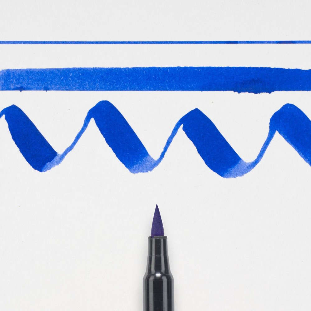 Brush Pen Koi Coloring - Sakura - Blue