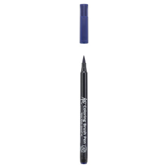 Brush Pen Koi Coloring - Sakura - Prussian Blue