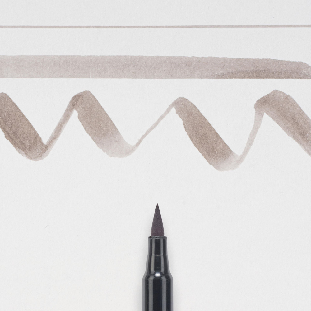 Brush Pen Koi Coloring - Sakura - Warm Gray