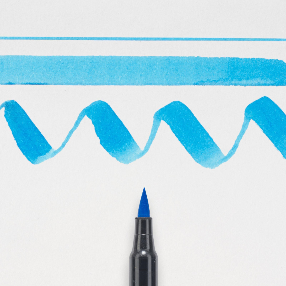 Brush Pen Koi Coloring - Sakura - Sky Blue