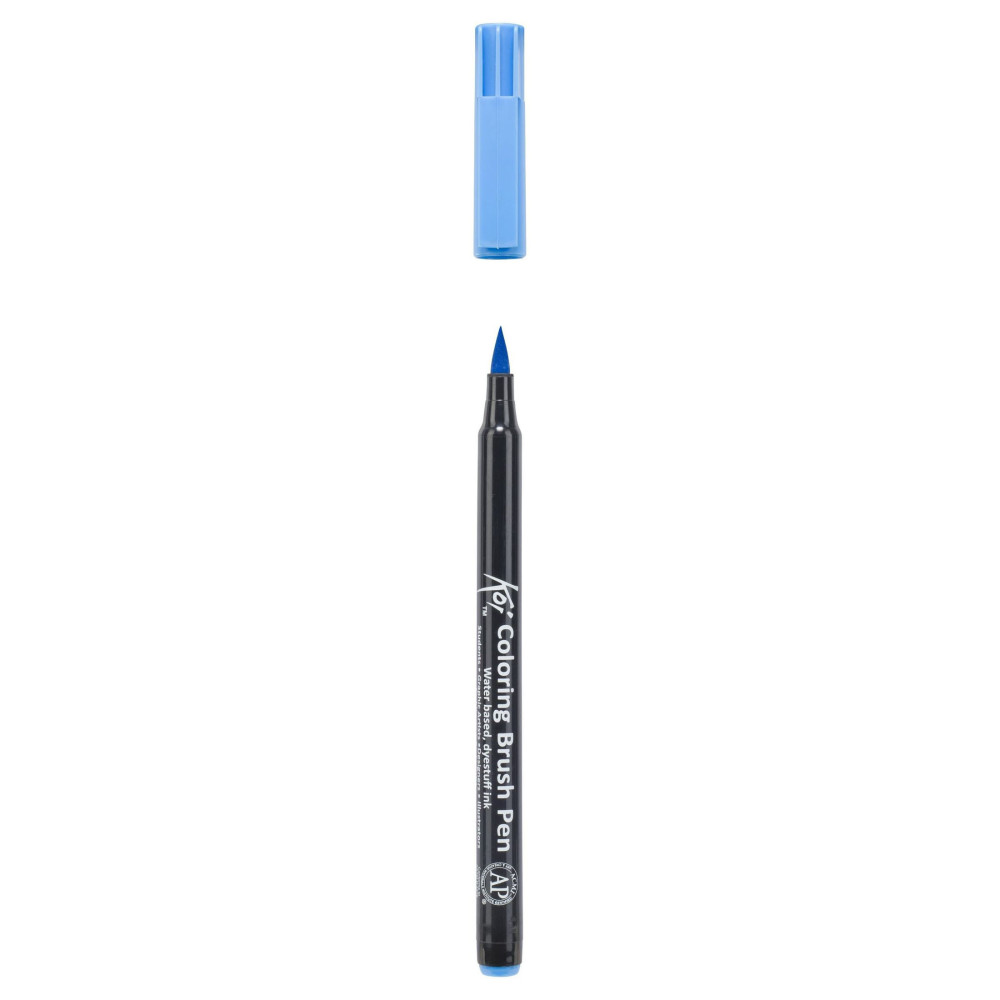 Brush Pen Koi Coloring - Sakura - Aqua Blue