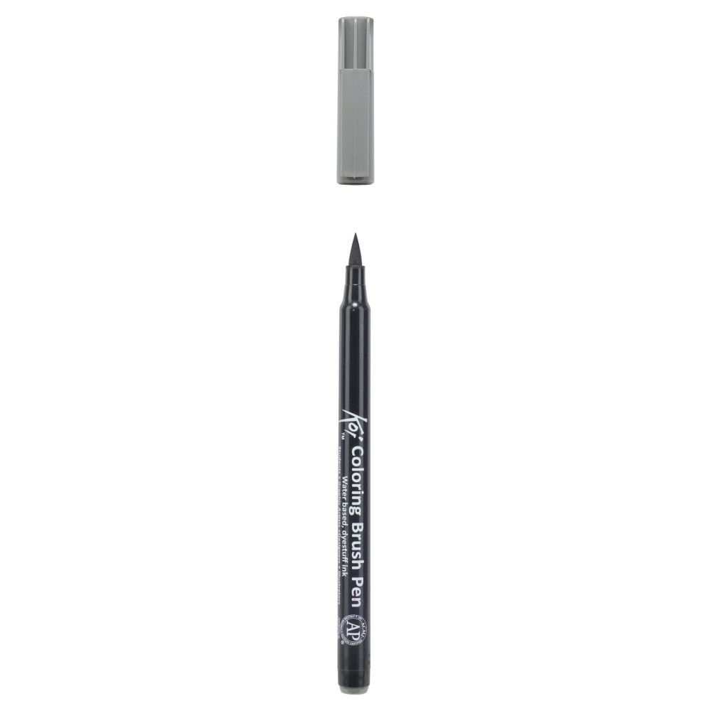 Brush Pen Koi Coloring - Sakura - Dark Warm Gray