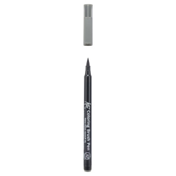 Pisak pędzelkowy Koi Coloring Brush Pen - Sakura - Dark Warm Gray
