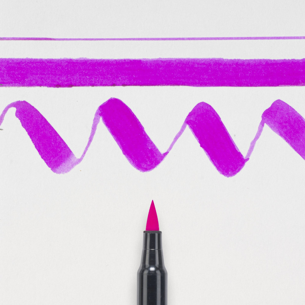 Pisak pędzelkowy Koi Coloring Brush Pen - Sakura - Rose Red
