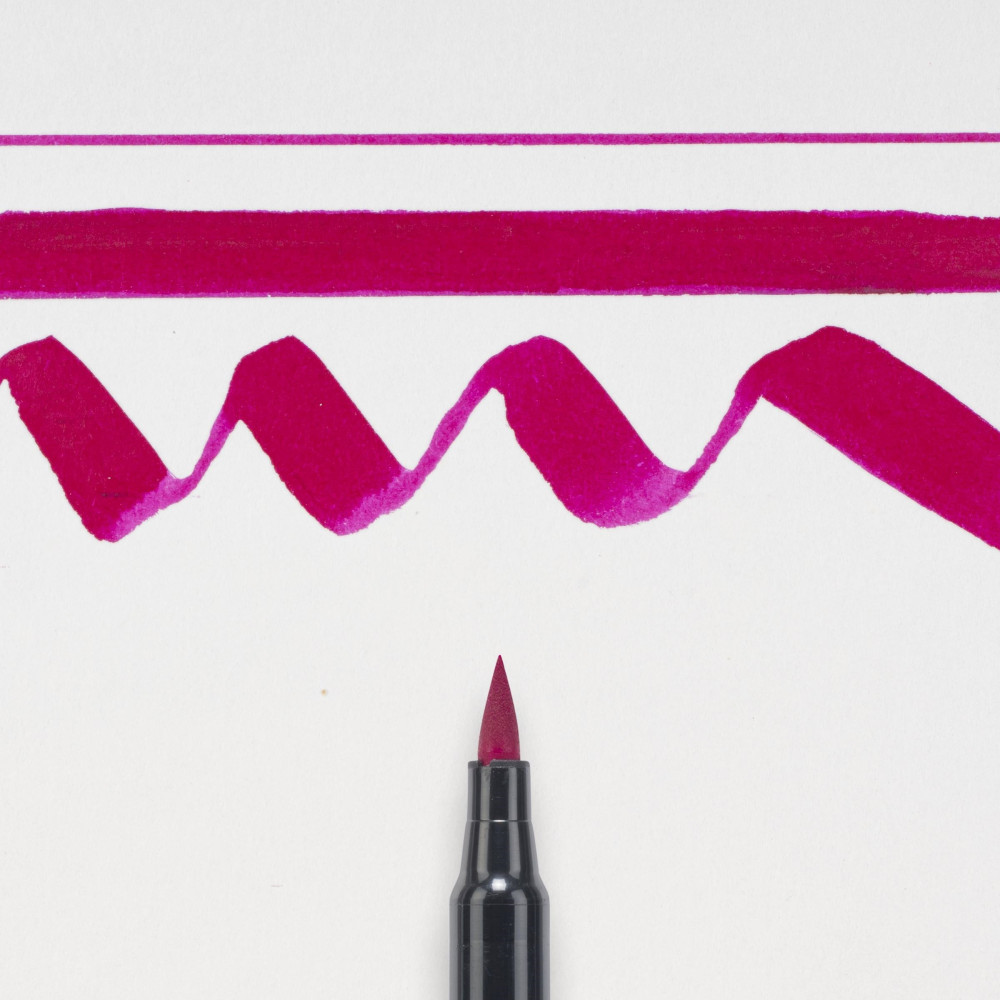 Brush Pen Koi Coloring - Sakura - Bordeaux