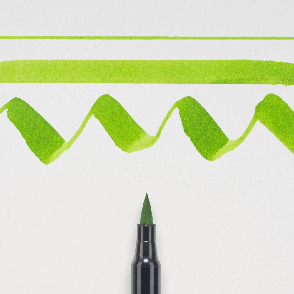 Brush Pen Koi Coloring - Sakura - Emerald Green