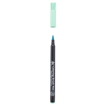 Pisak pędzelkowy Koi Coloring Brush Pen - Sakura - Peacock Green