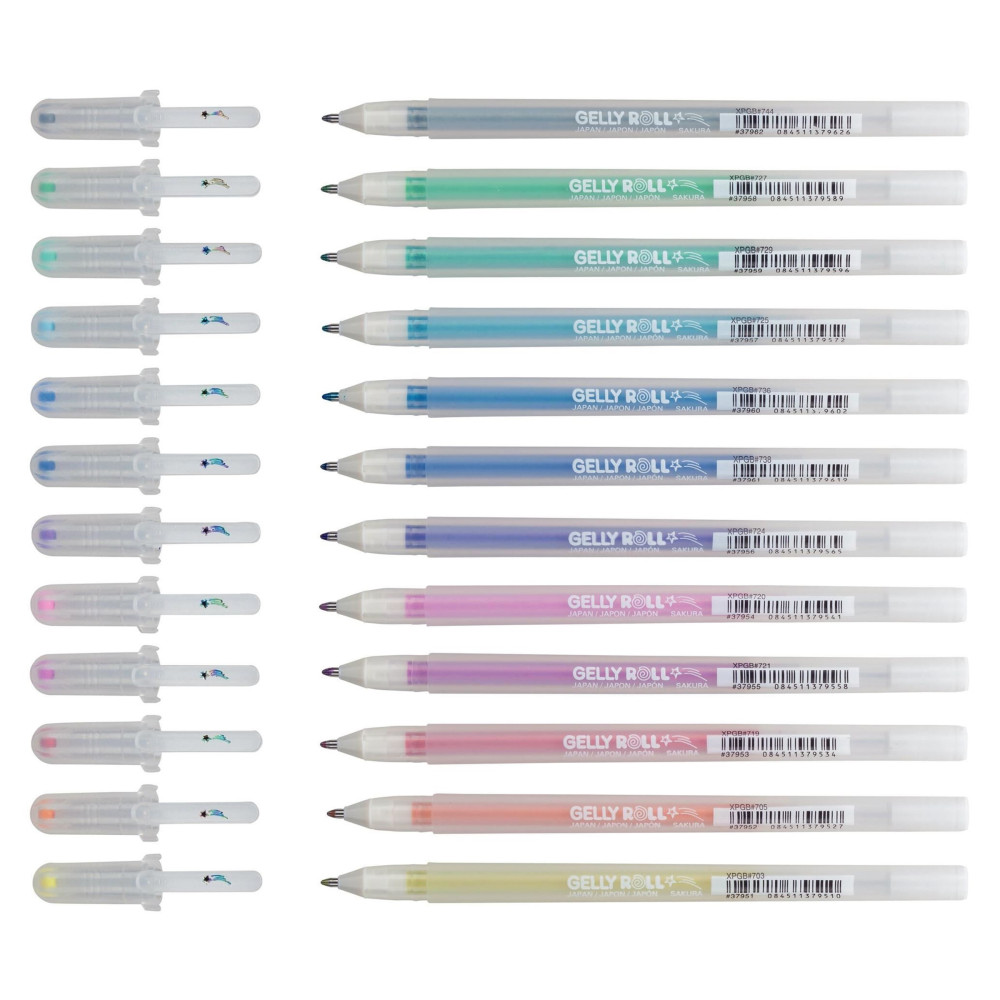 Set of Gelly Roll pen set - Sakura - Stardust, 12 pcs
