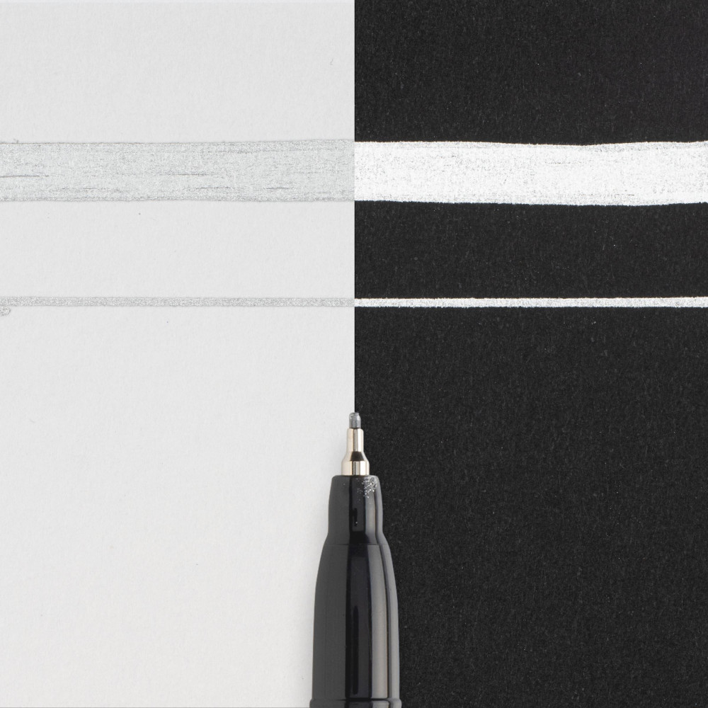 Pen-Touch marker - Sakura - Silver, 0,7 mm