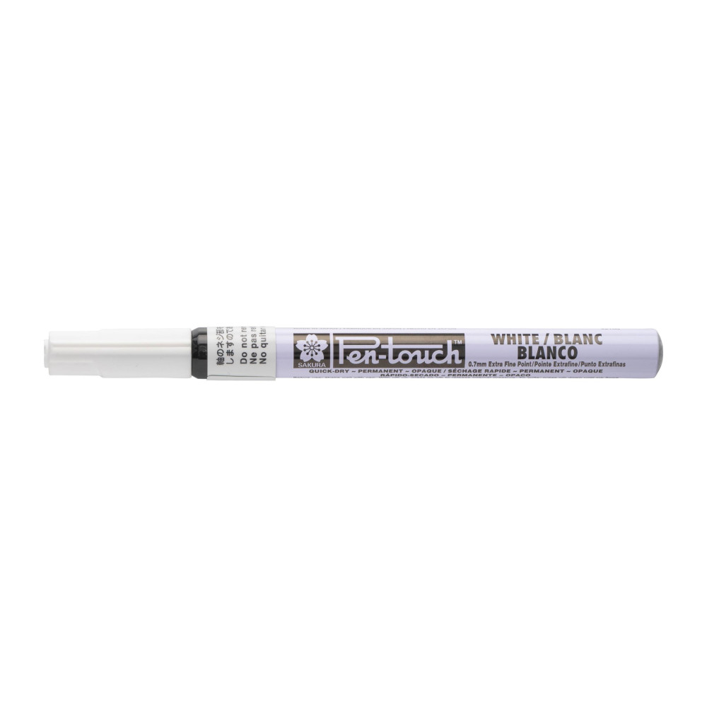 Pen-Touch marker - Sakura - White, 0,7 mm