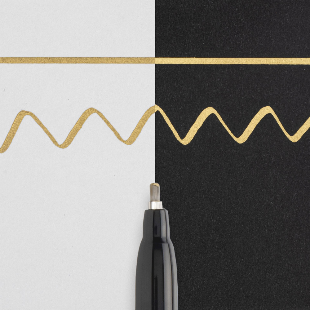 Marker olejny Pen-Touch Calligrapher - Sakura - Gold, 1,8 mm
