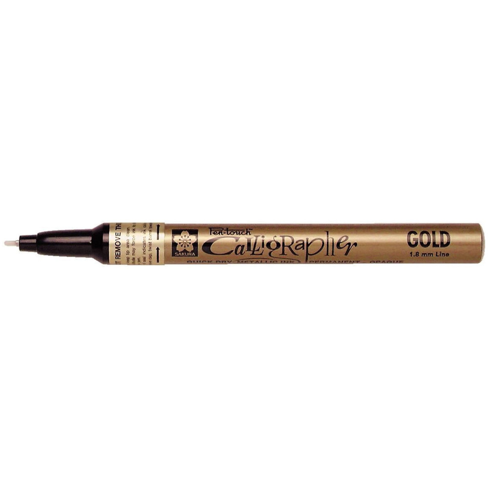 Pen-Touch Calligrapher marker - Sakura - Gold, 1,8 mm