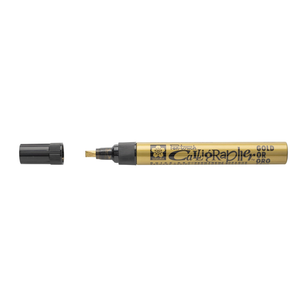 Pen-Touch Calligrapher marker - Sakura - Gold, 5 mm